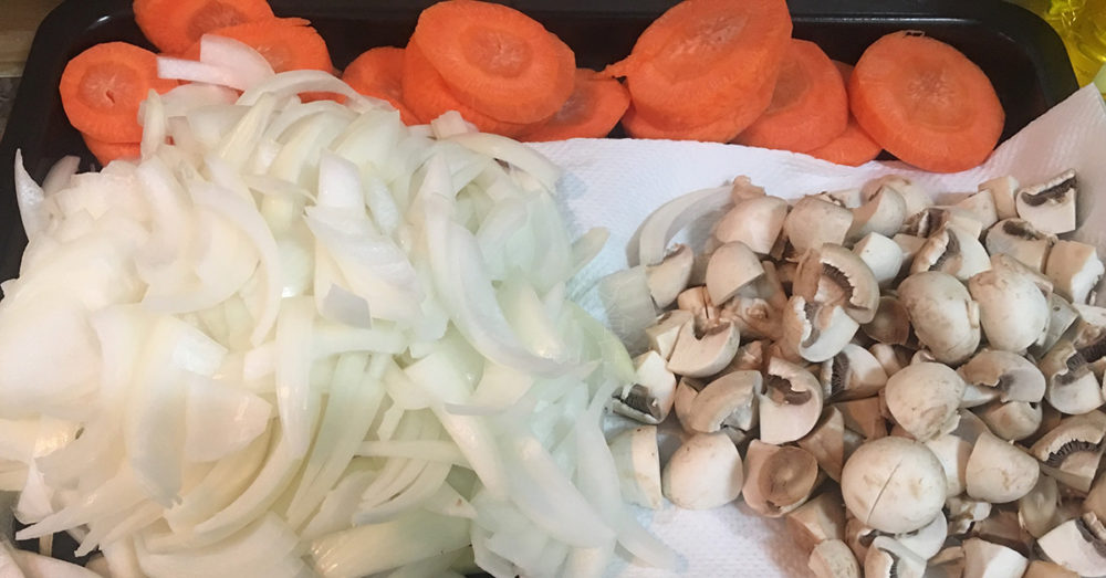 Boeuf Bourguignon a la julia child-vegetable