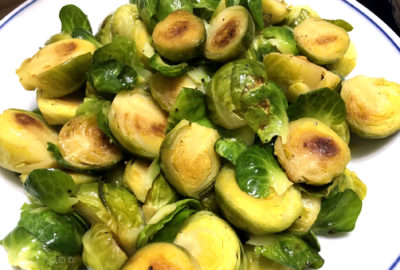 pan fried brussels sprouts
