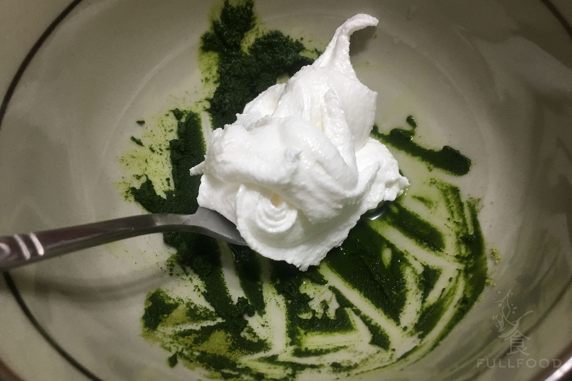 royal icing matcha
