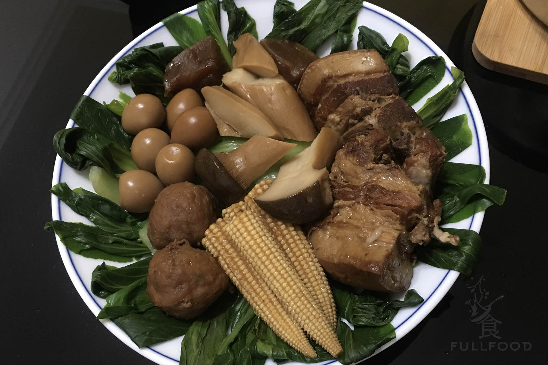 Taiwanese pork stew-yutemono