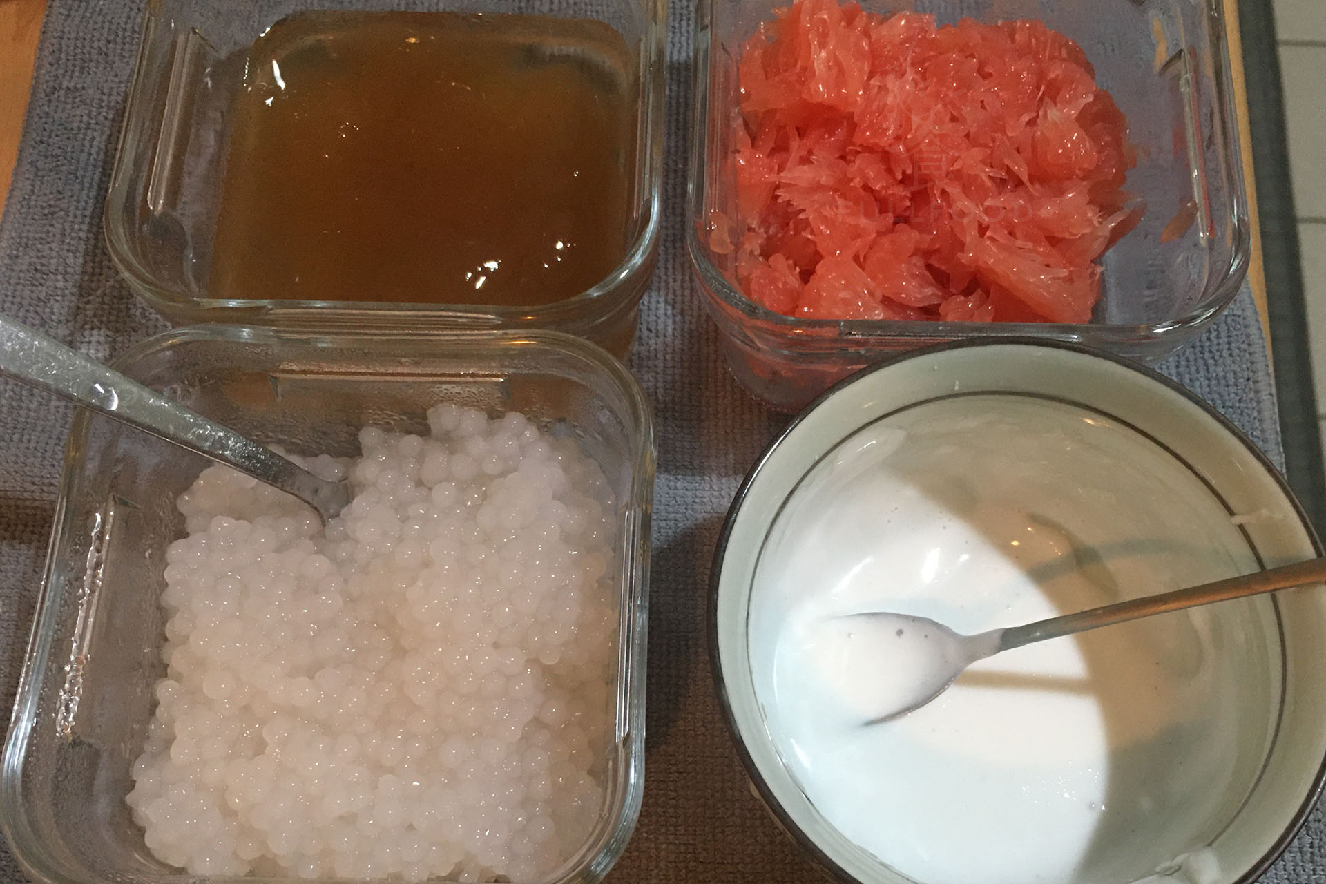 mango sago ingrediants