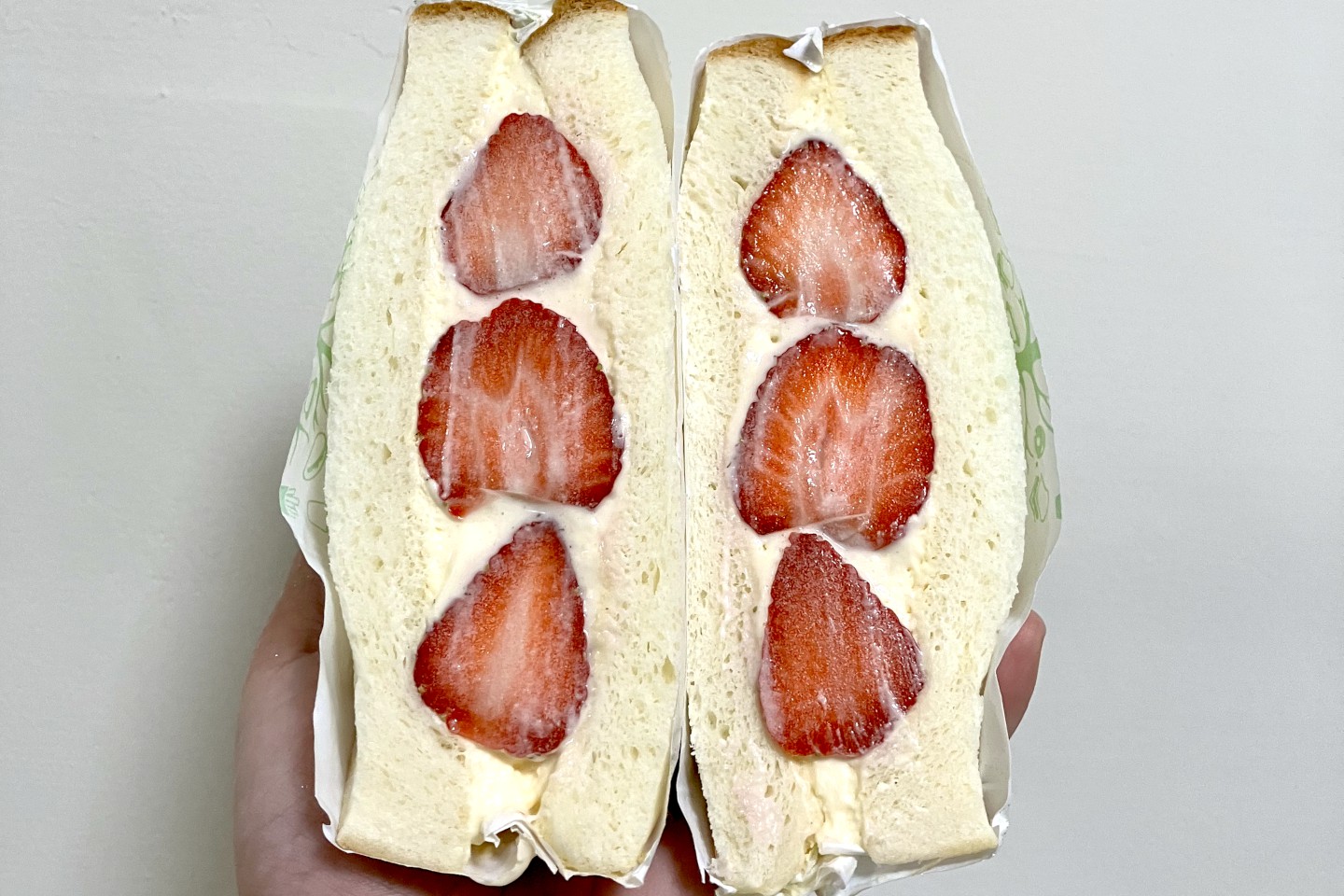 strawberry sandwiches